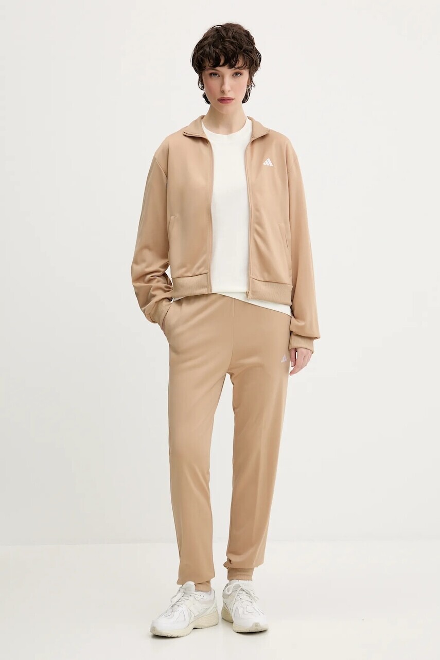 Tepláková súprava adidas Feelcozy béžová farba, JX0514