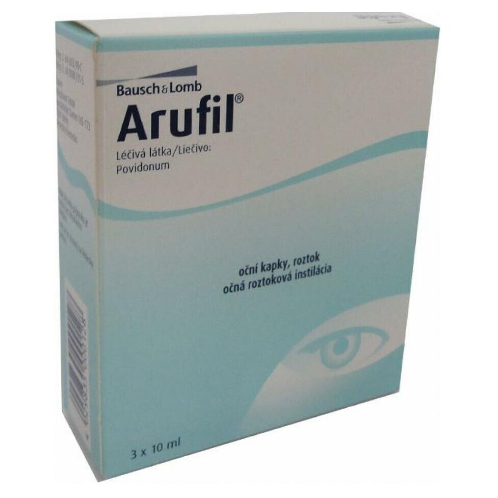 ARUFIL očná roztoková instilácia 3 x 10 ml