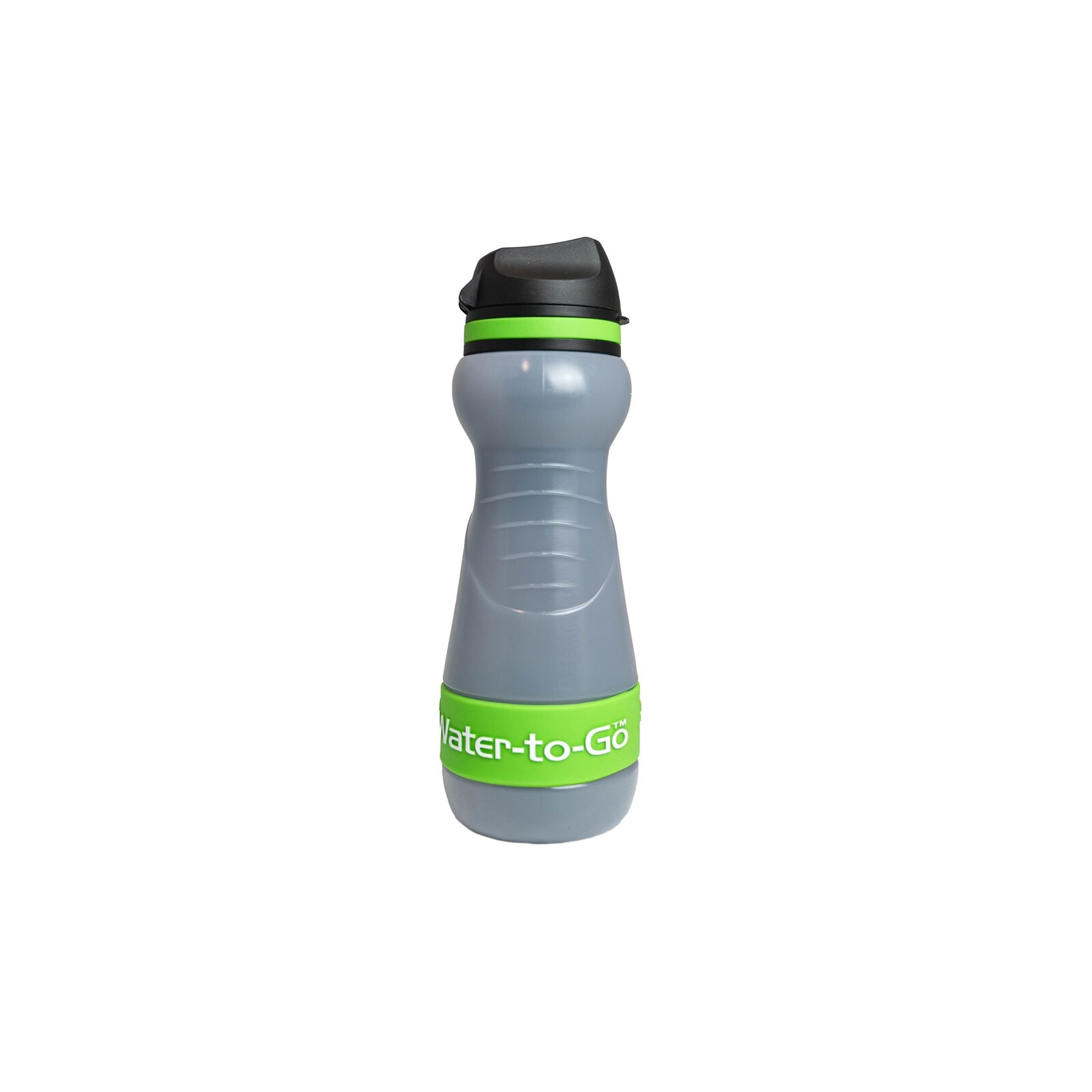 Fľaša filtračná Water-To-Go Eco Active 550 ml - priehľadná-zelená