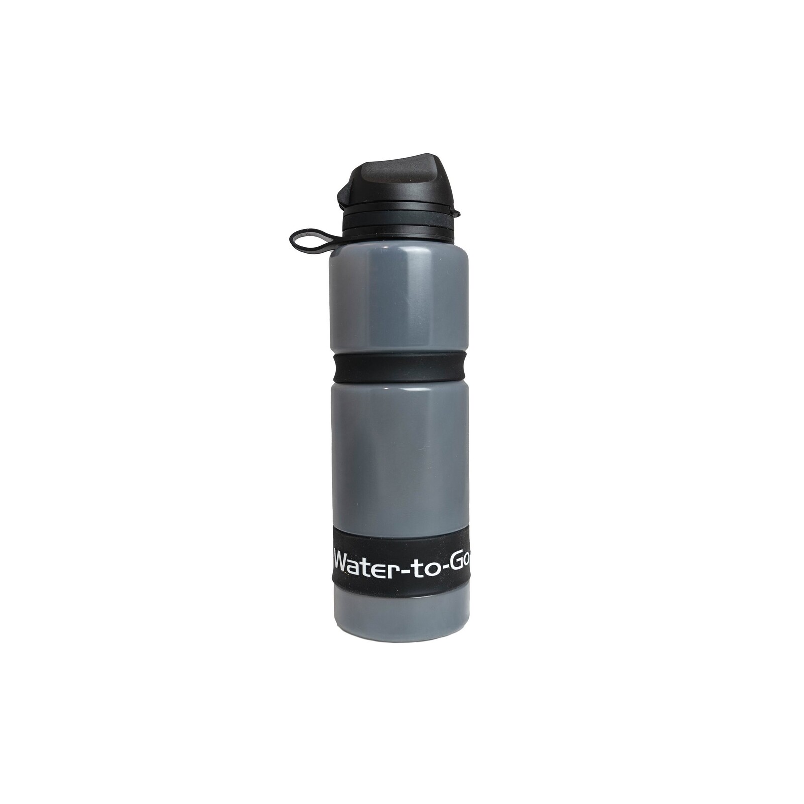 Fľaša filtračná Water-To-Go Eco Active 750 ml - sivá-čierna