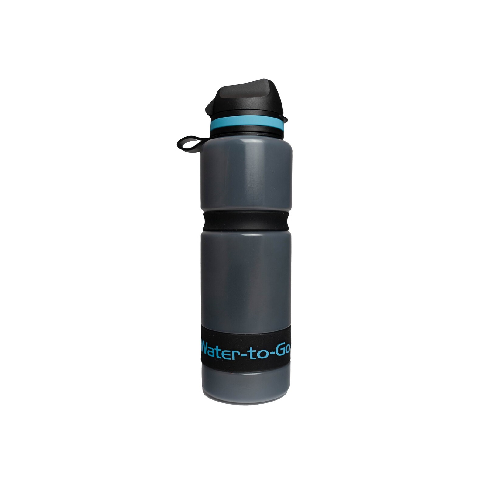 Fľaša filtračná Water-To-Go Eco Active 750 ml - sivá-modrá