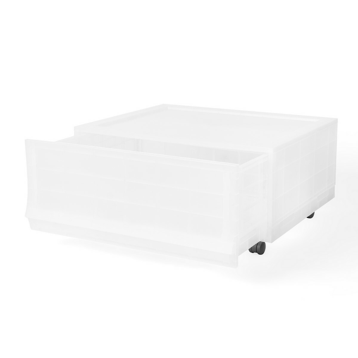 Modulárny úložný box Wave Mist s kolieskami 54,6 x 43,4 x 22 cm, široký - 1 zásuvka - kolieska