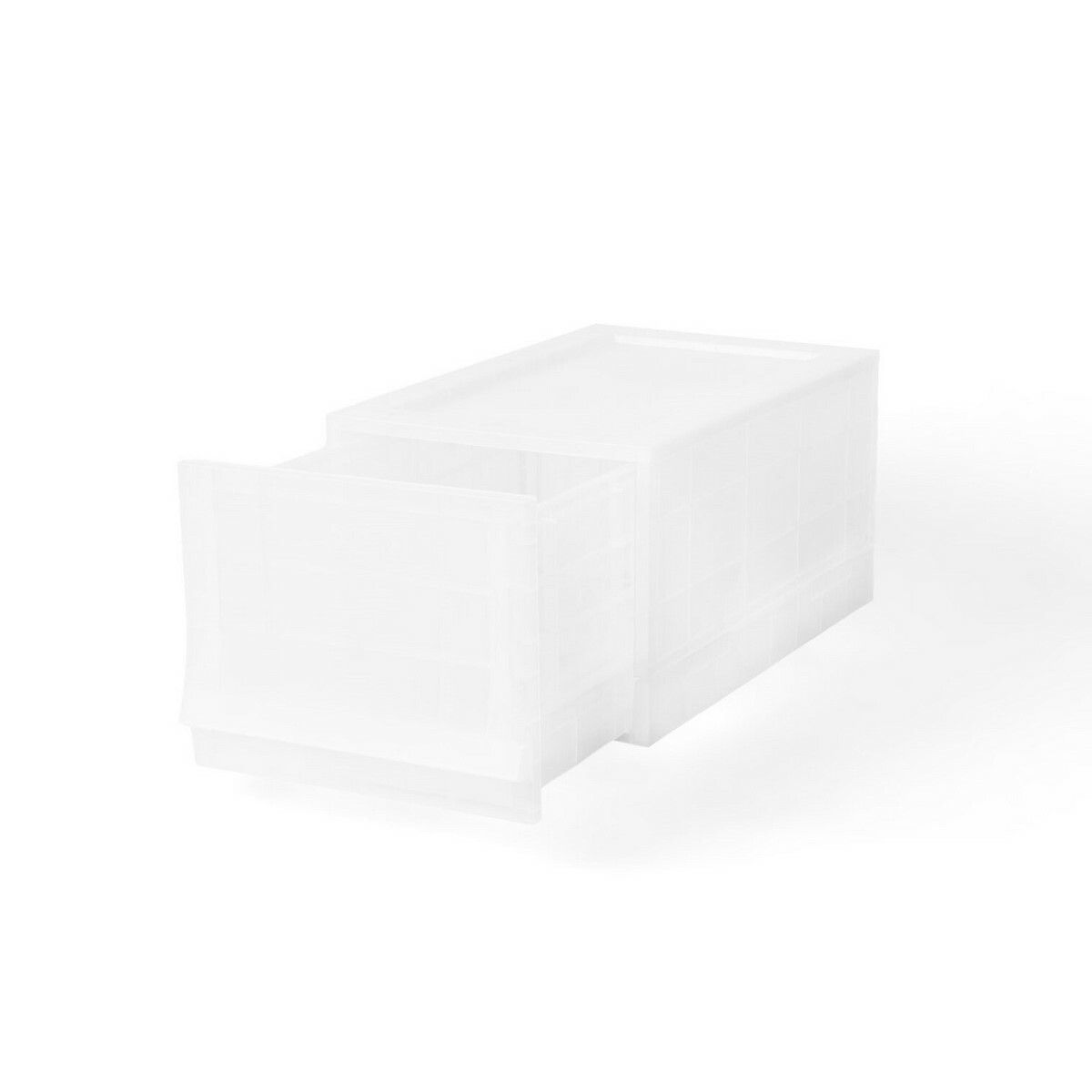 Modulárny úložný box Wave Junior Mist bez koliesok 43,4 x 27,2 x 22 cm, úzky - 1 zásuvka
