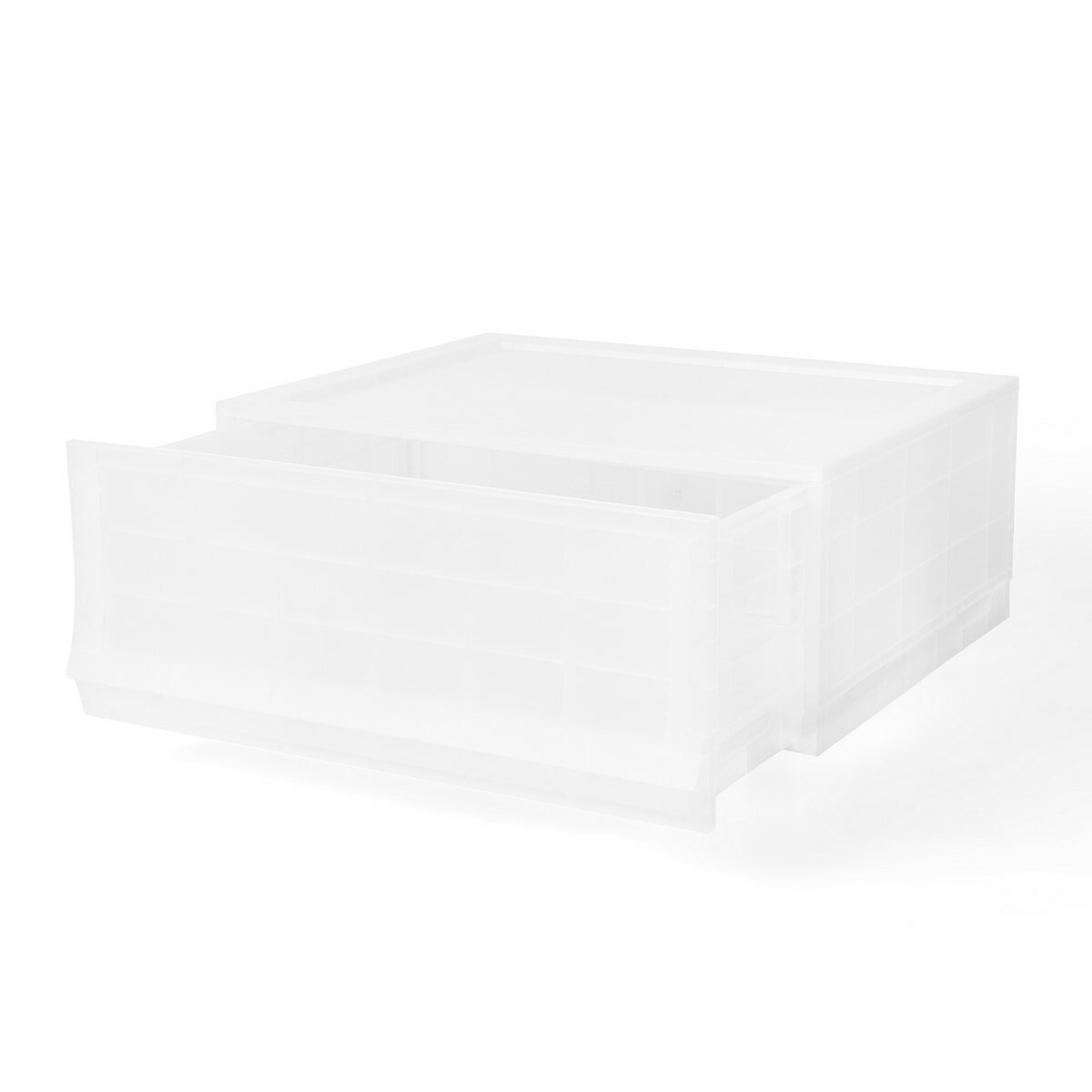 Modulárny úložný box Wave Mist bez koliesok 54,6 x 43,4 x 22 cm, široký - 1 zásuvka