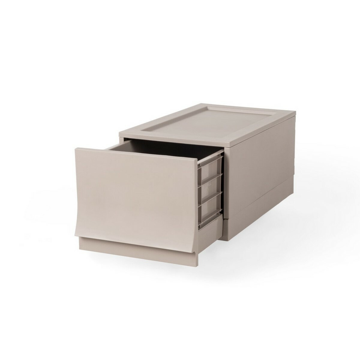 Modulárny úložný box Wave Junior Wood bez koliesok 43,4 x 27,2 x 22 cm, úzky - 1 zásuvka