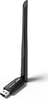 Vention AX300 USB Wi-Fi Single Band Adapter With High Gain Antenna – Black