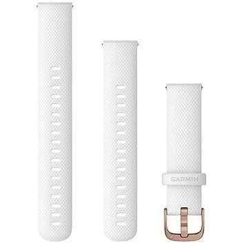 Garmin Quick Release (18 mm) silikónový, White – Rose Gold
