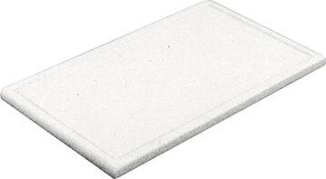Gastro Doštička na krájanie plastová 32,5 × 26,5 × 2 cm GN 1/2, s drážkou, biela