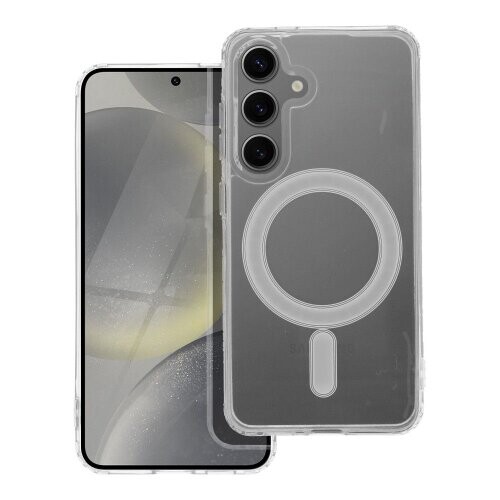 CLEAR MAG COVER case compatible with MagSafe for SAMSUNG S24 transparent