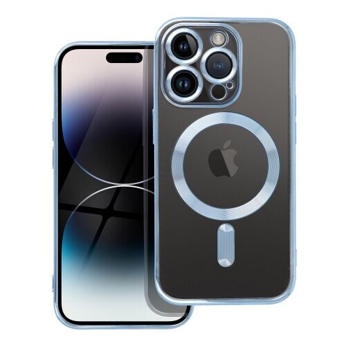 ELECTRO MAG COVER case compatible with MagSafe for IPHONE 14 Pro blue