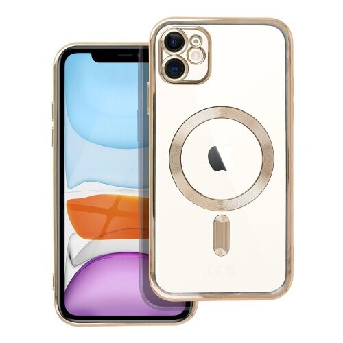ELECTRO MAG COVER case compatible with MagSafe for IPHONE 11 gold