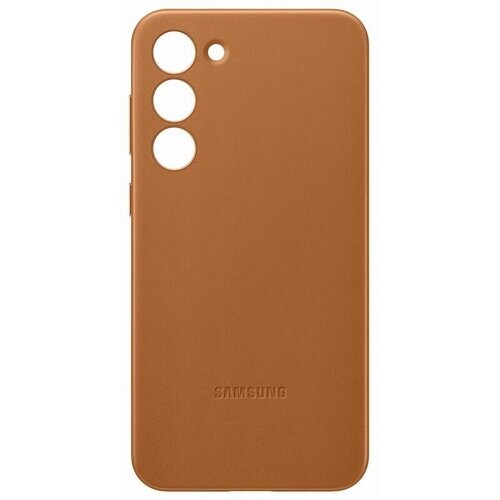 EF-VS916LAE Samsung Kožený Kryt pro Galaxy S23+ Camel (Pošk. Balení)