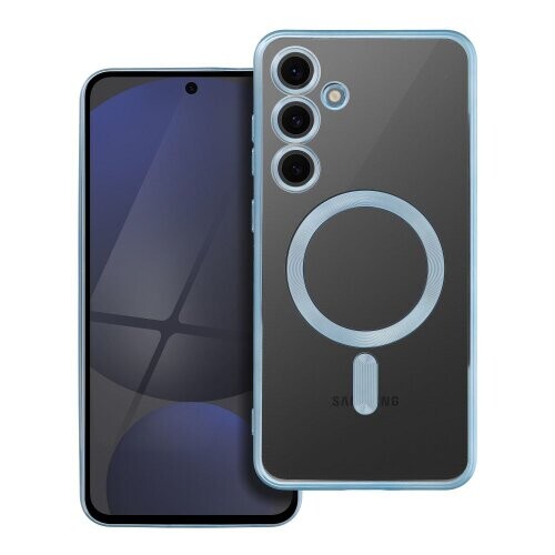 ELECTRO MAG COVER case compatible with MagSafe for SAMSUNG S24 FE blue