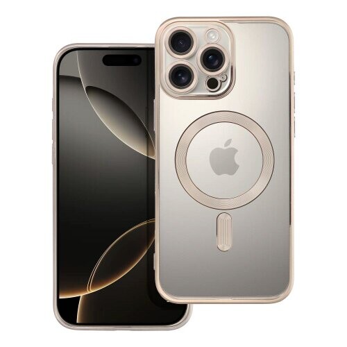 ELECTRO MAG COVER case compatible with MagSafe for IPHONE 16 Pro Max grey titanium