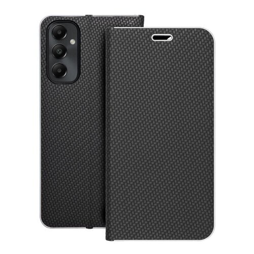 Puzdro Luna Book Carbon Samsung Galaxy A05s - čierne