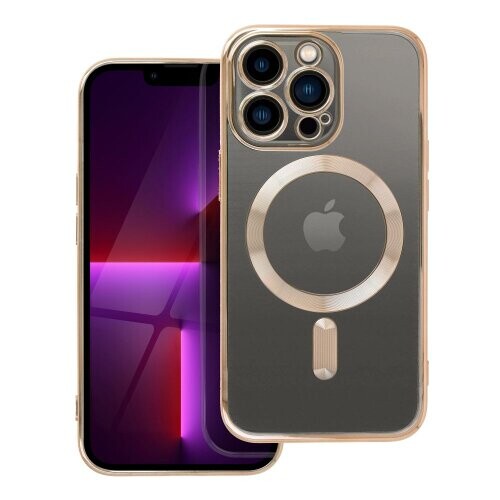 ELECTRO MAG COVER case compatible with MagSafe for IPHONE 13 Pro gold