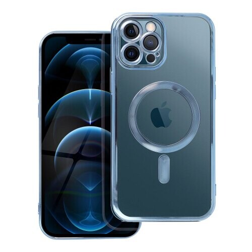 ELECTRO MAG COVER case compatible with MagSafe for IPHONE 12 Pro Max blue