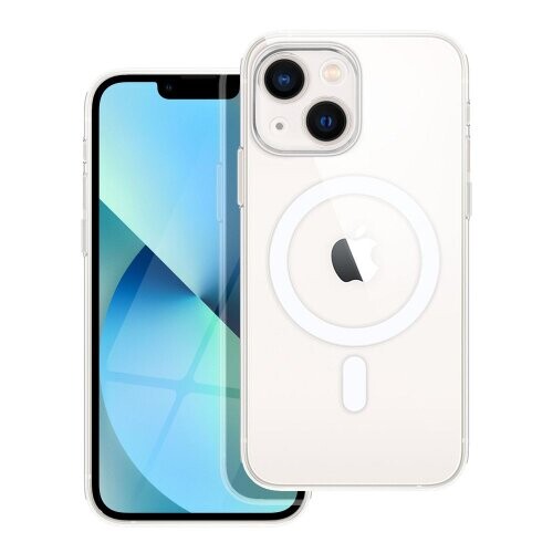 CLEAR MAG COVER case with camera protection compatible with MagSafe for IPHONE 14 transparent