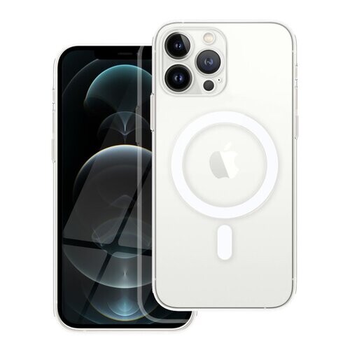 CLEAR MAG COVER case with camera protection compatible with MagSafe for IPHONE 12 Pro Max transparent