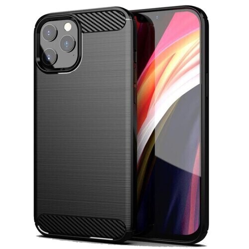 Puzdro Carbon Lux TPU iPhone 14 Plus (6.7) - Čierne
