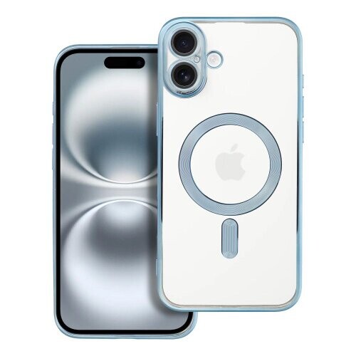 ELECTRO MAG COVER case compatible with MagSafe for IPHONE 16 Plus blue