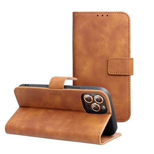 TENDER Book Case for IPHONE 16e (SE 4 2025) brown