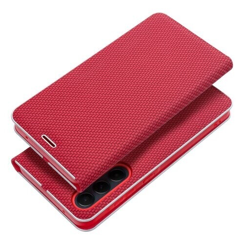 LUNA Book Carbon for SAMSUNG S25 Plus red
