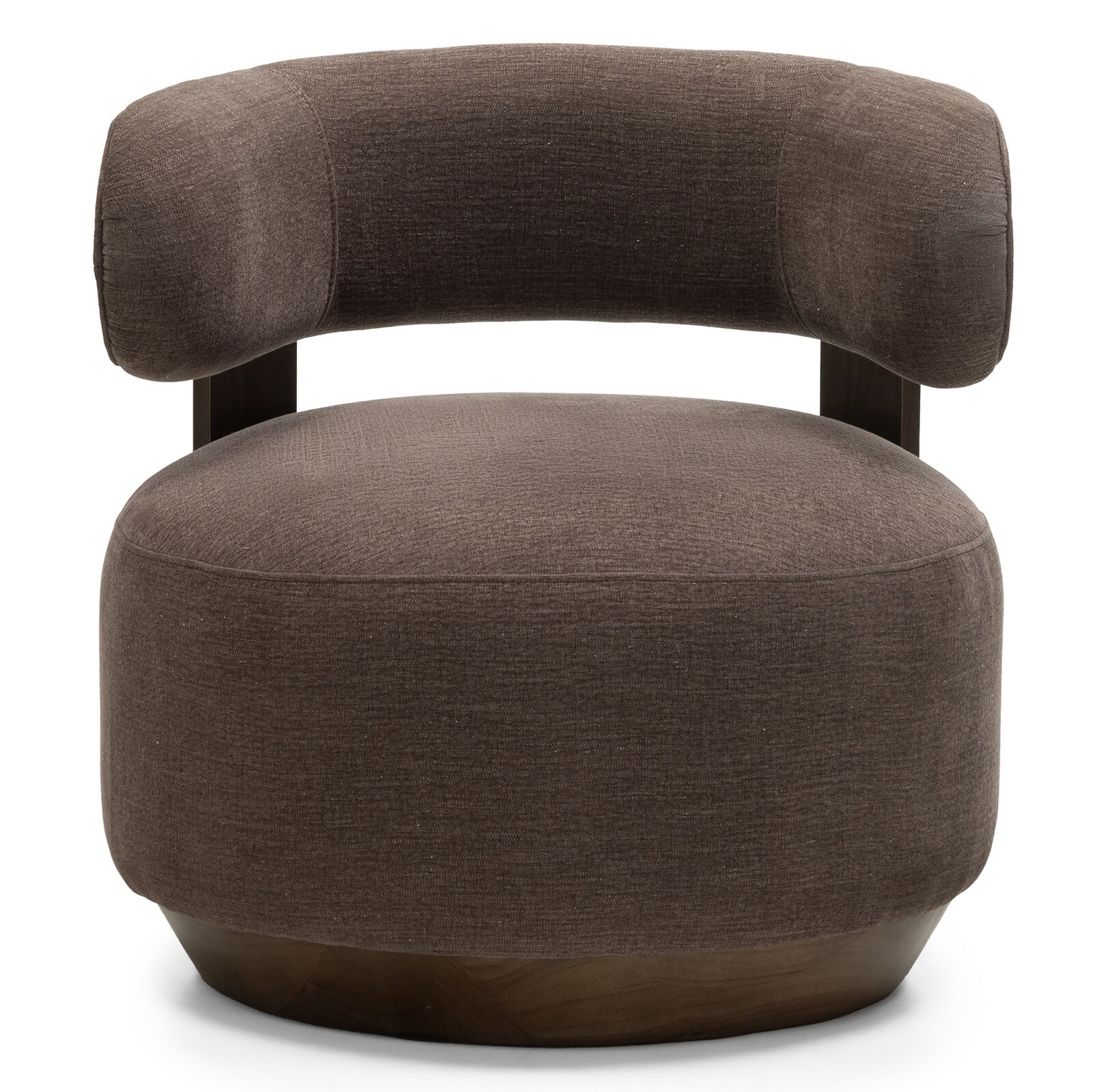 Designové křeslo Dolce espresso/ořech