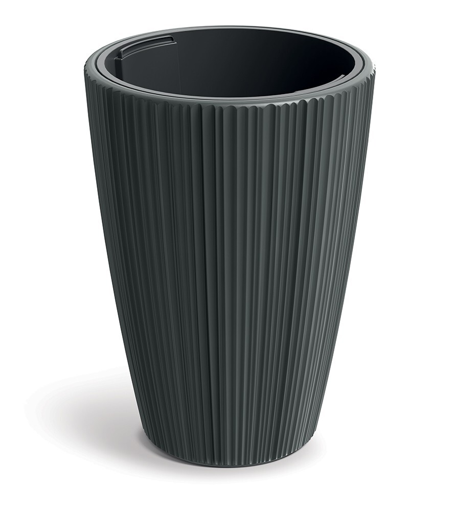 Květináč Oros tmavě šedý