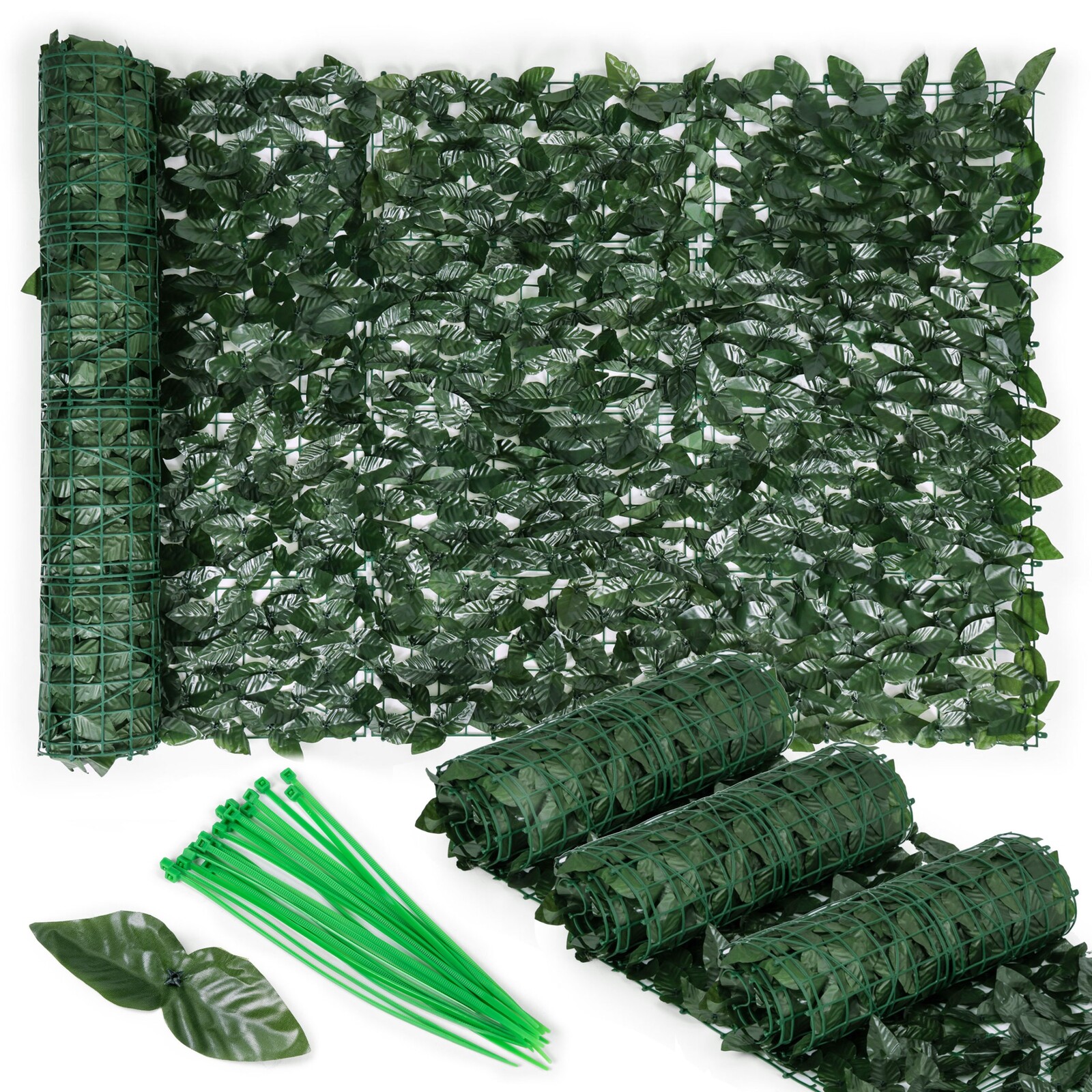 Umělá zahradní zástěna GREENY 300x150 cm zelená