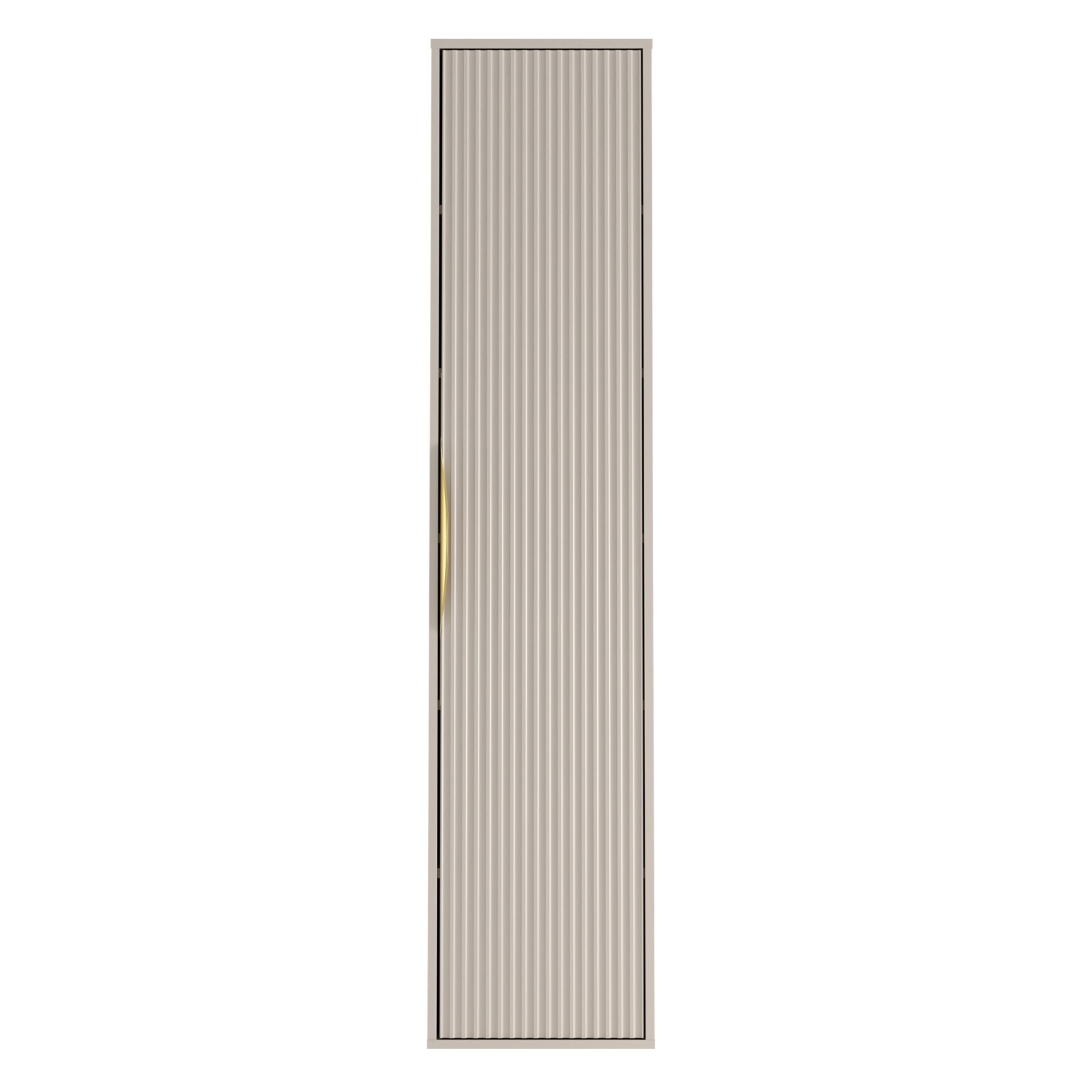 Závěsná koupelnová skříňka Avila 38 cm kašmírová/zlatá