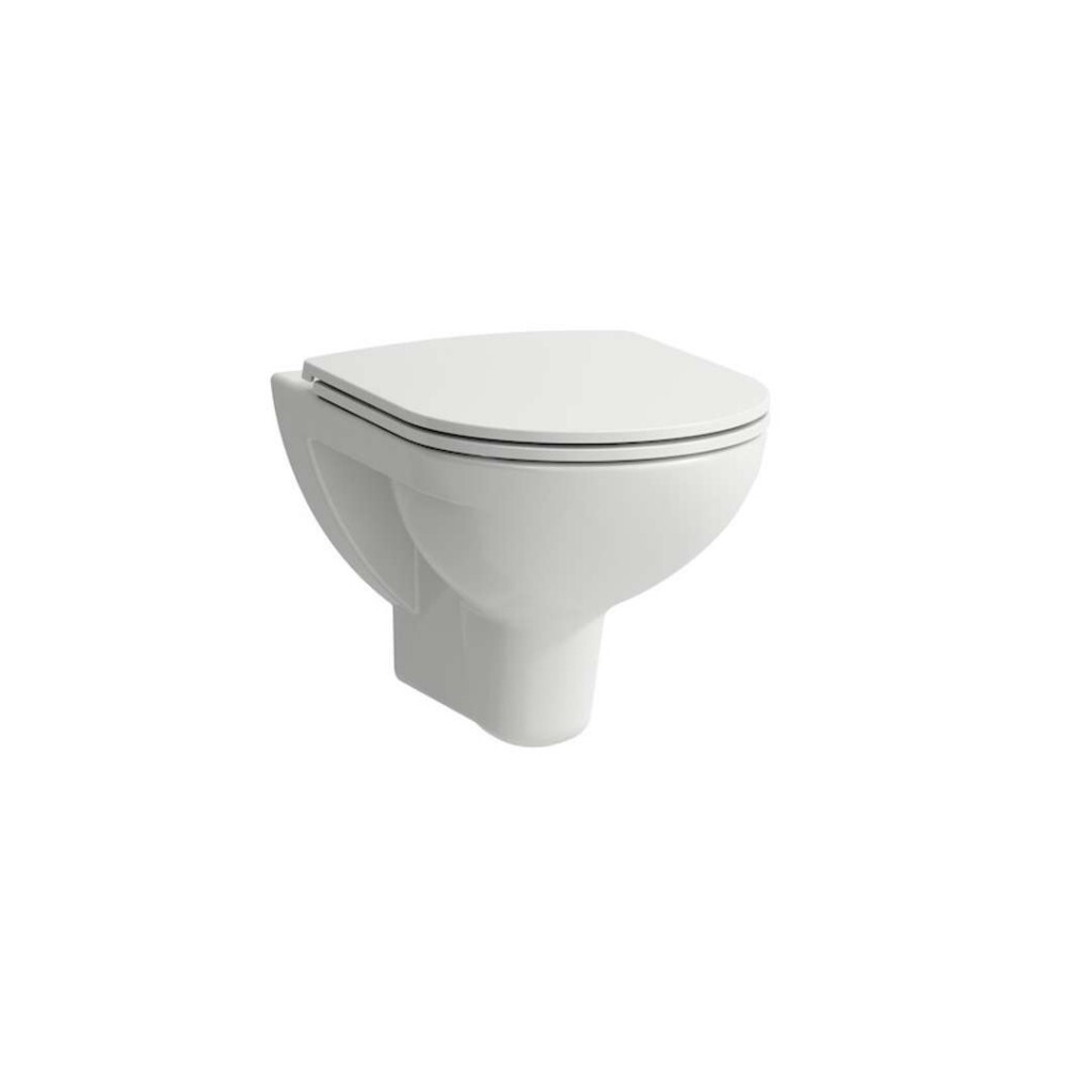 Laufen - Pro Závesné WC, 530 mm x 360 mm, rimless, biela H8209600000001