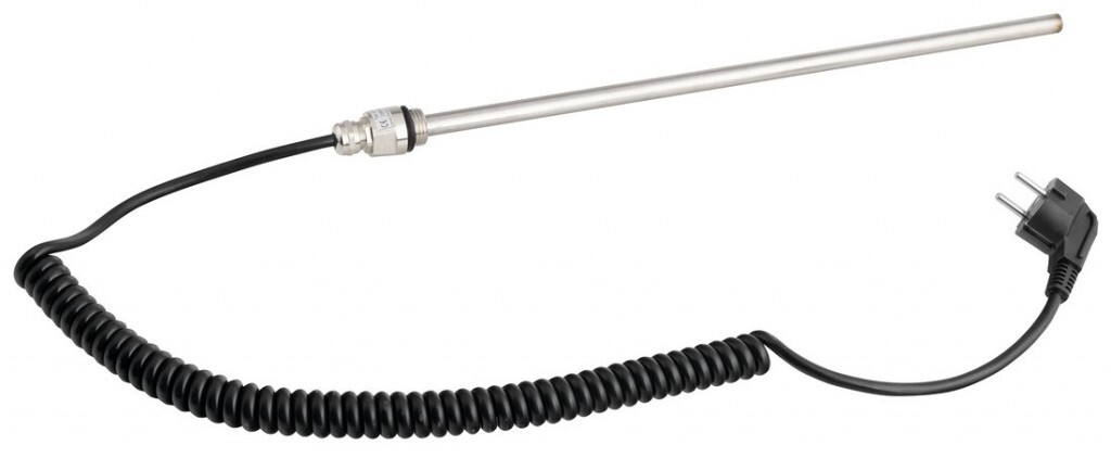 AQUALINE - Topná tyč, kroucený kabel/černá, 600 W LT90600B