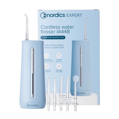 Akumulátorová ústna sprcha - modrá- Nordics Water Flosser IA44B-NORDICS