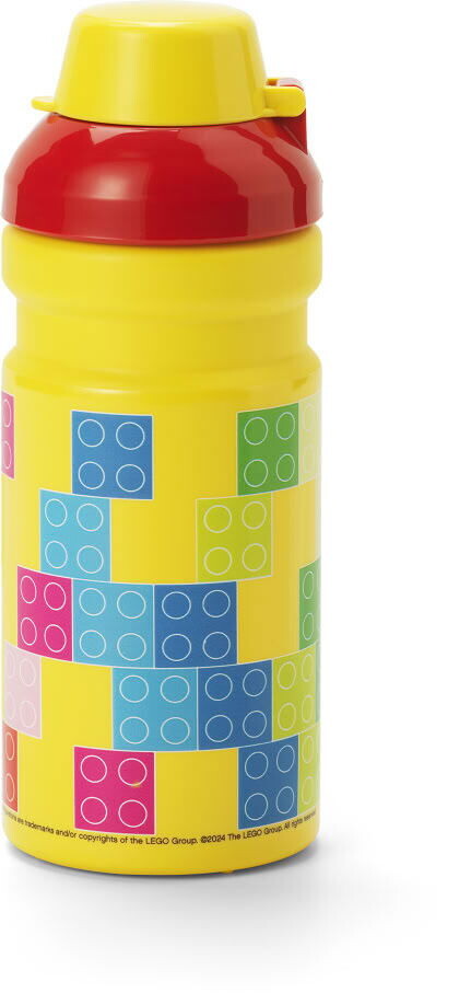 LEGO Brick fľaša na pitie - červená/žltá