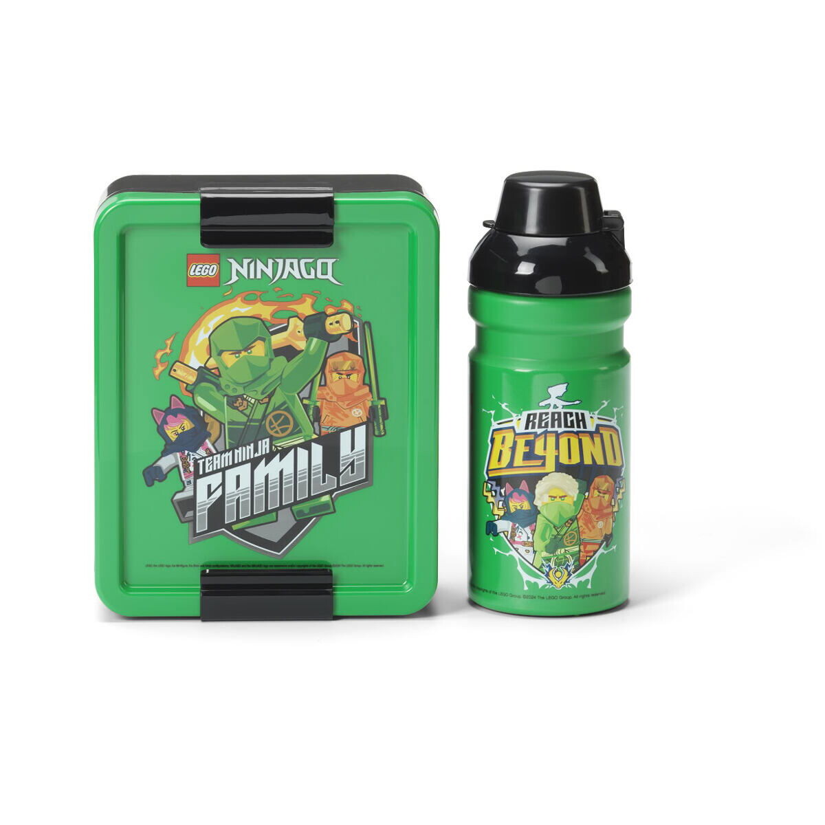 LEGO Ninjago desiatový set (fľaša a box) - zelená