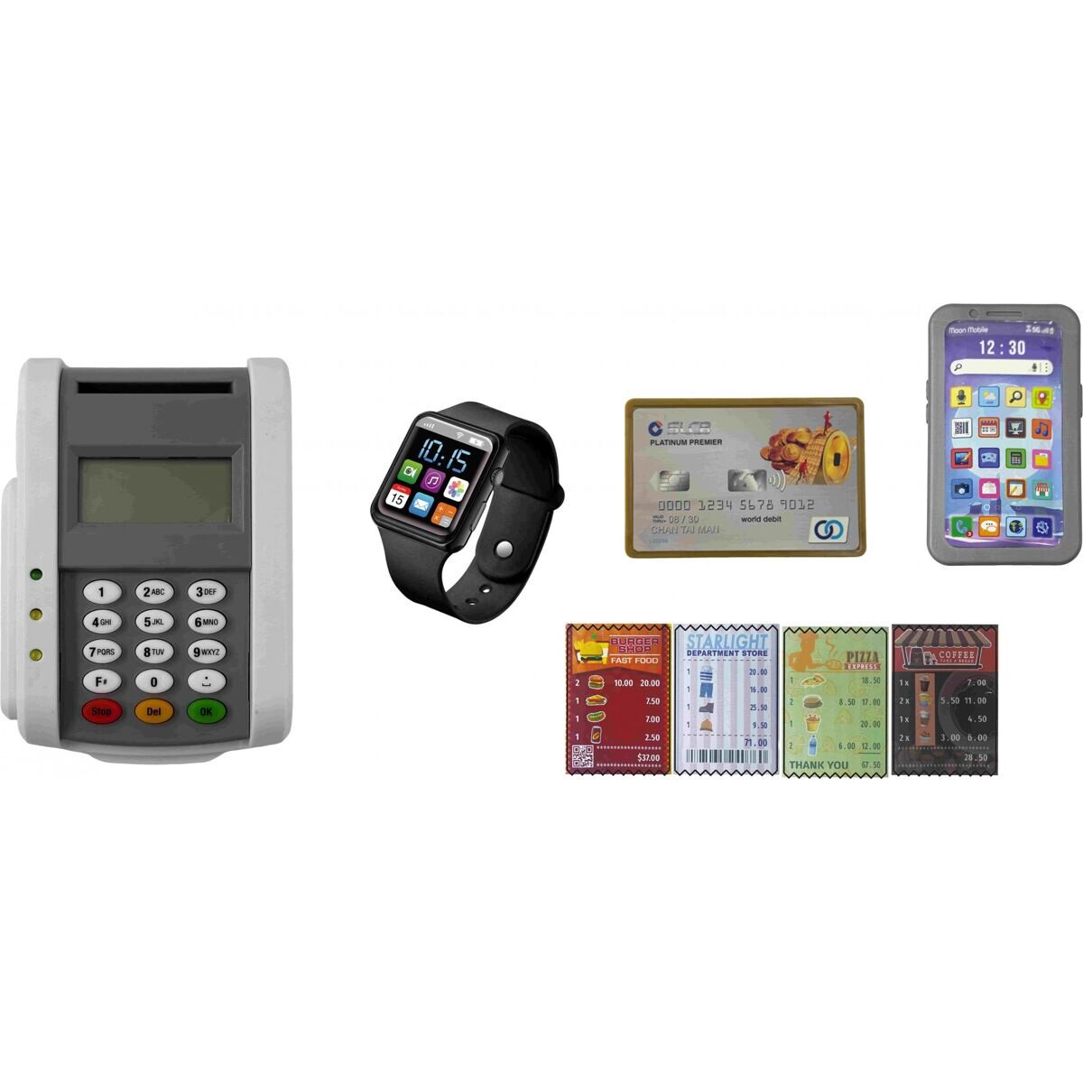 PLEJO Platobný terminál s mobilom a hodinkami