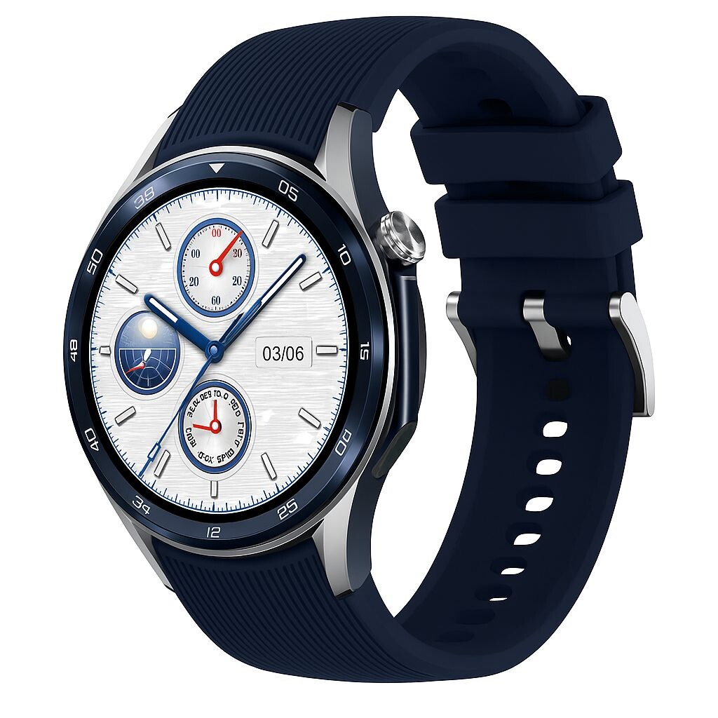 Siliconový remienok pre Oppo watch X - Tmavo modrý