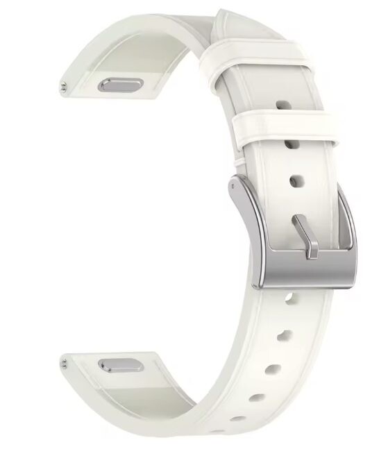 eses Kožený remienok - Biely, 20 mm