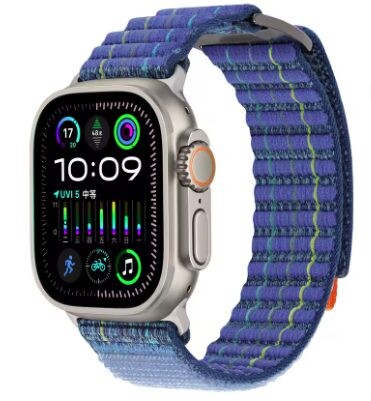 eses Nylonový remienok pre Apple Watch - Modrá 42mm, 44mm, 45mm, 49mm