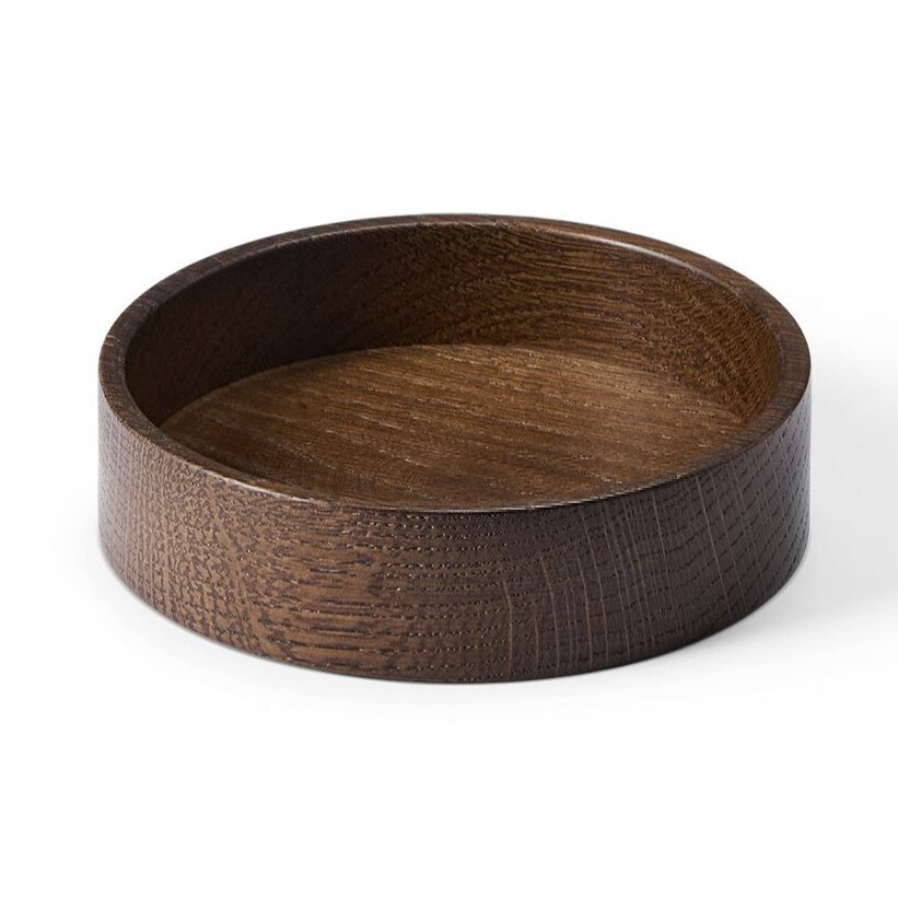 Odkladacia miska WOOD BOX 11 cm, tmavo hnedá, drevo, LIND DNA