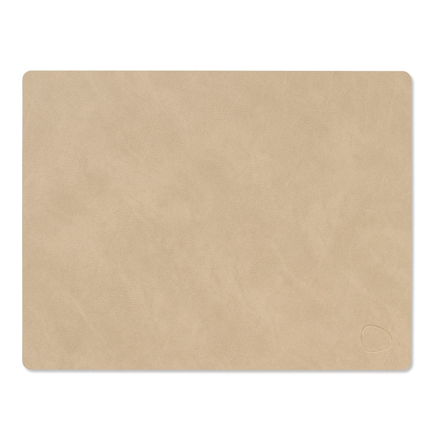 Prestieranie SQUARE NUPO 26 x 34 cm, piesková, koža, LIND DNA