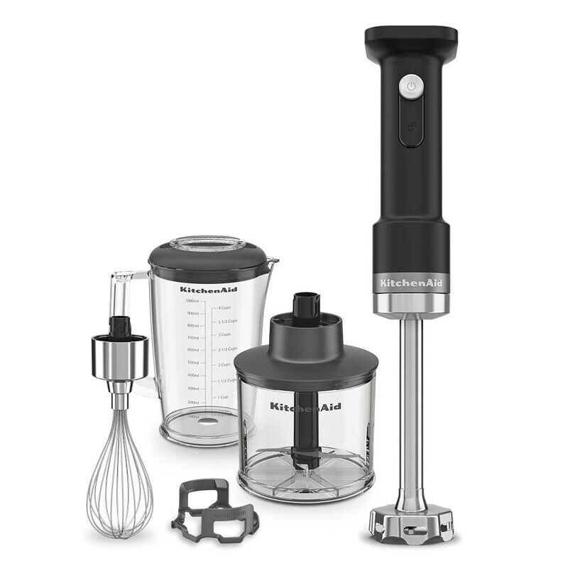 Tyčový mixér 5KHBRV05, bezdrôtový, bez batérie, matná čierna, KitchenAid