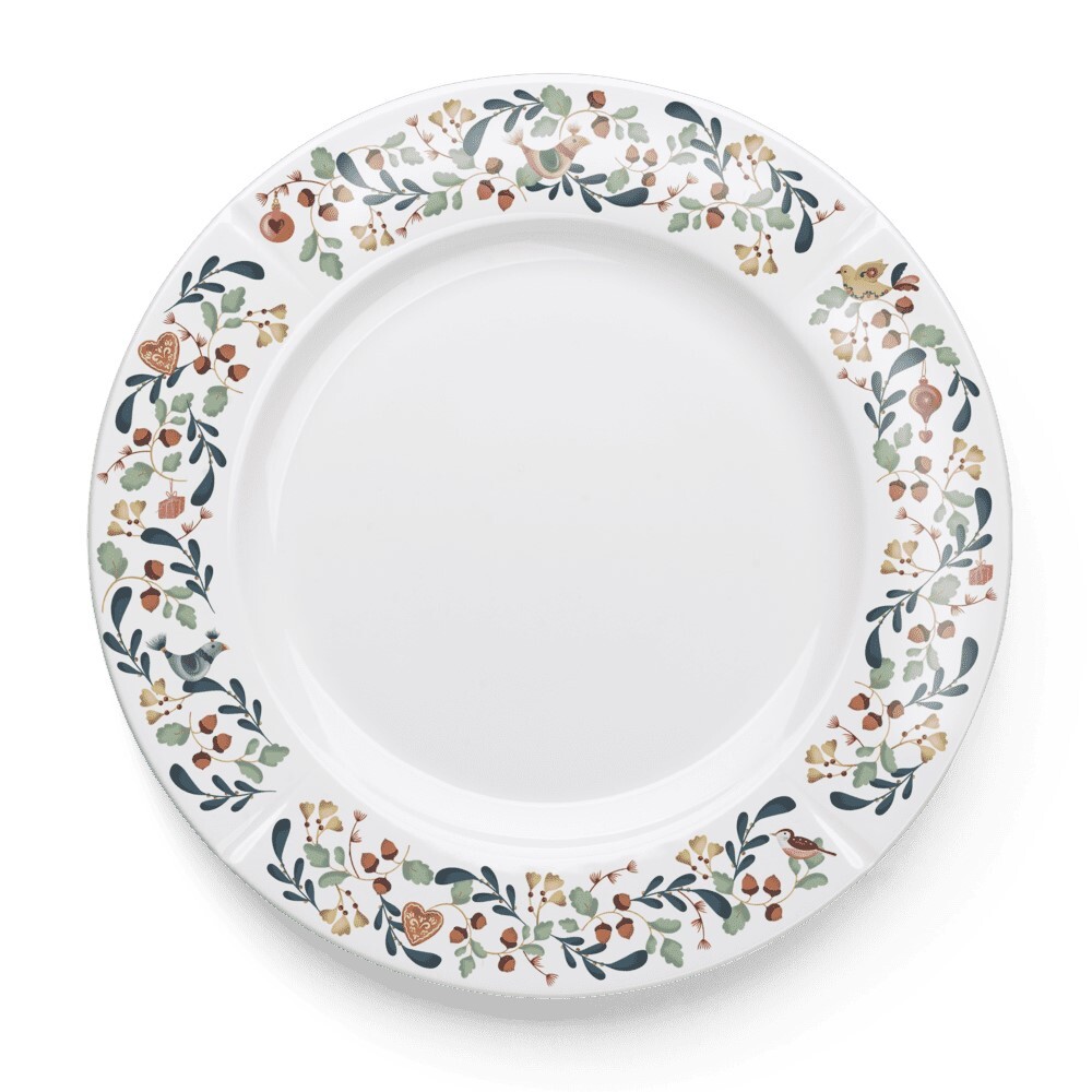 Jedálenský tanier GRAND CRU COTTAGE 27 cm, biela, porcelán, Rosendahl