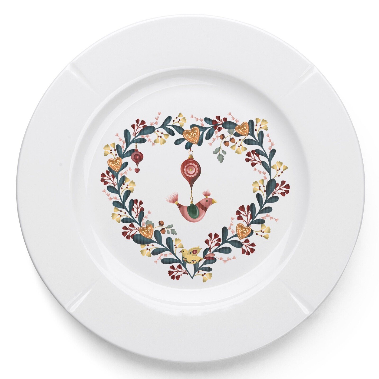 Dezertný tanier GRAND CRU COTTAGE 19 cm, biela, porcelán, Rosendahl