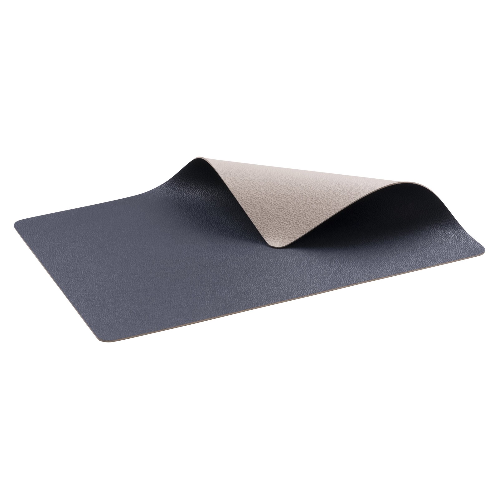 Prestieranie 46 x 33 cm, obojstranné, sada 4 ks, kráľovská modrá / piesková, PVC, Bitz