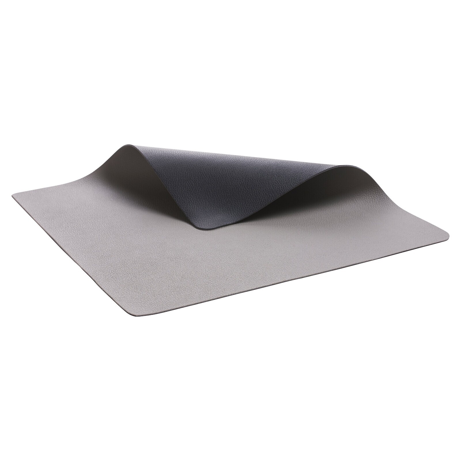 Prestieranie 46 x 33 cm, obojstranné, sada 4 ks, čierna / šedá, PVC, Bitz
