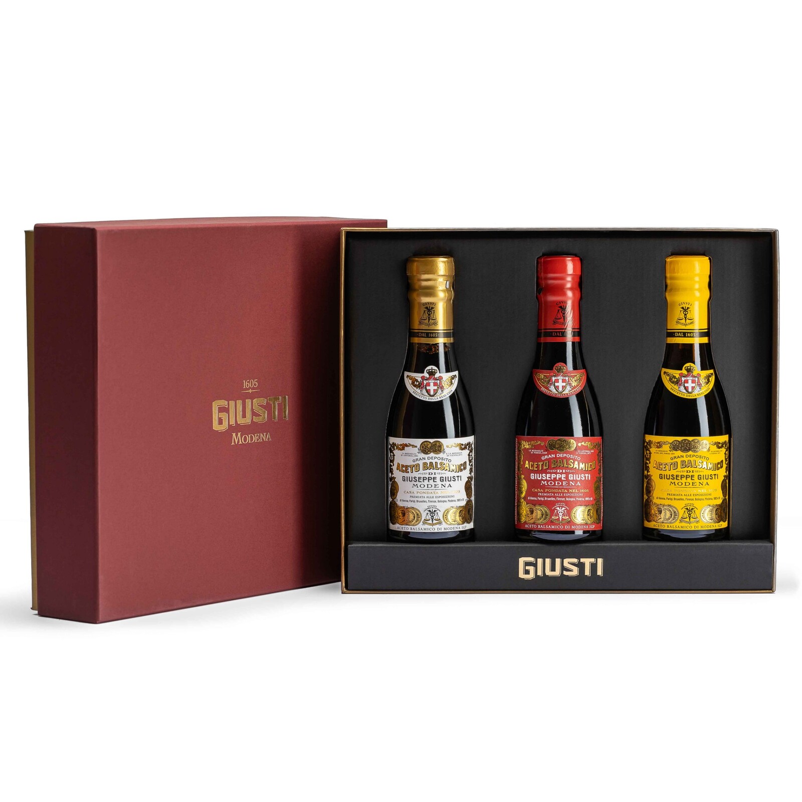 Balzamikový ocot 2 & 3 & 4 GOLD MEDALS 3 x 100 ml, Giusti