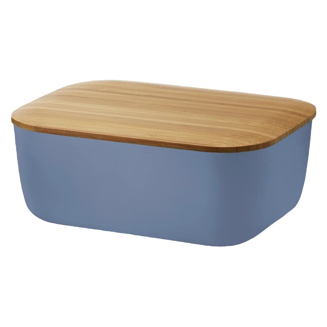 Miska na maslo BOX-IT 15 cm, tmavo modrá, plast / bambus, RIG-TIG