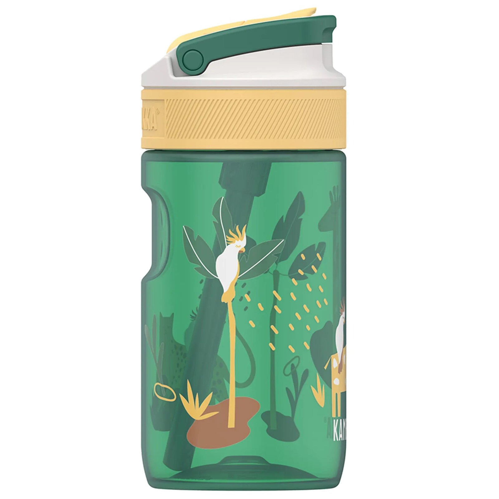 Fľaša na vodu detská LAGOON 400 ml, safari jungle, tritán, Kambukka
